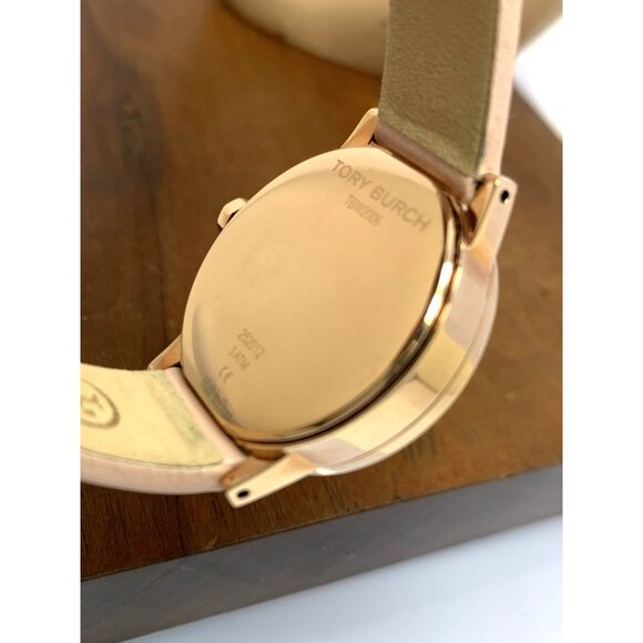 Tory Burch Women\'s Watch TBW2006 Gigi Quartz Rose Gold Pink Leather Band 28mm main image 10